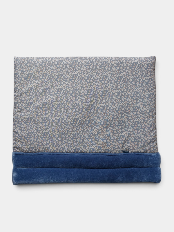 Hondenslaapzak 60x50cm Blauw Bloemetje