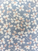 Hondenslaapzak 90x60cm blauw bloemetje
